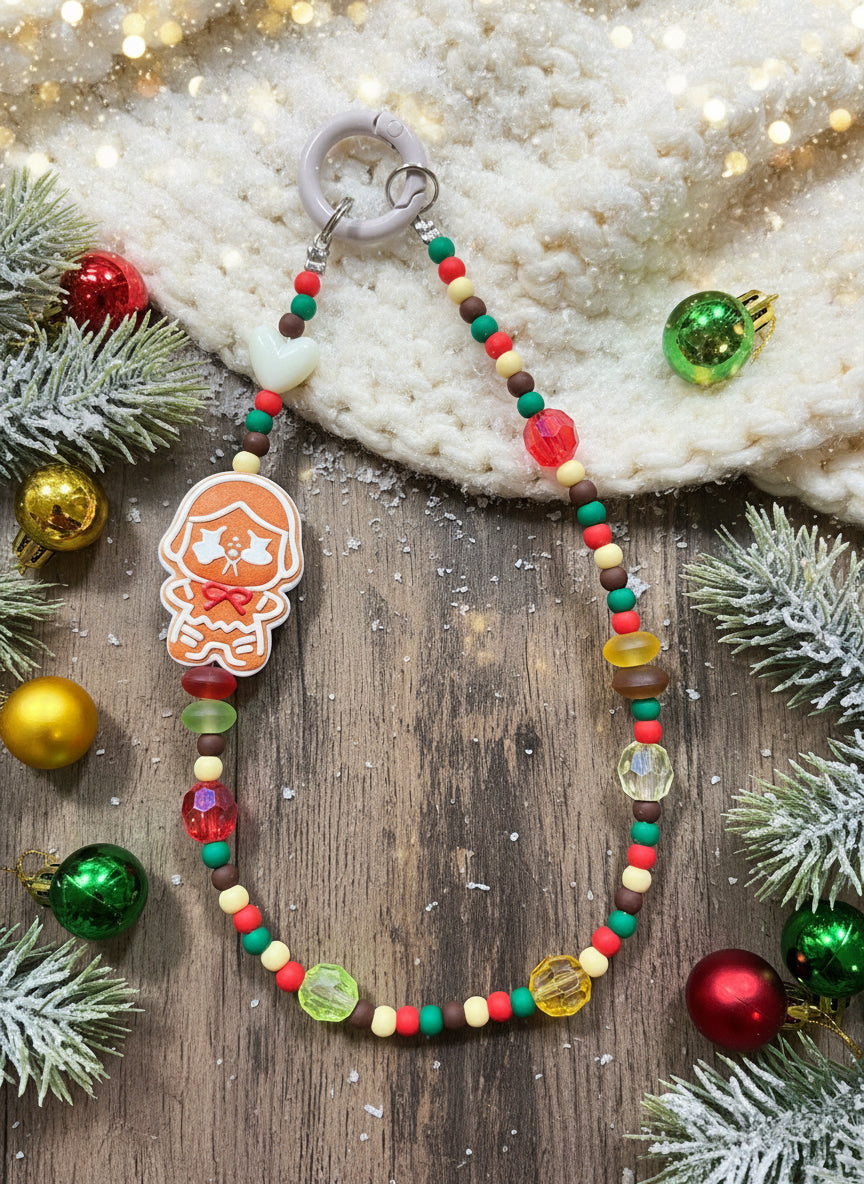 π¬ Gingerbread Popmart Phone Charm β Holiday Edition πβ¨