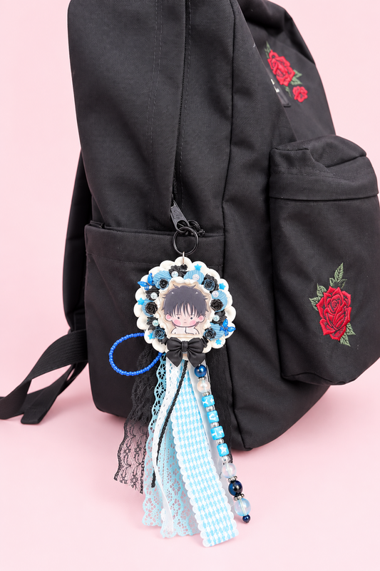 Yuta Decoden Rosette Keychain | JJK Inspired Bag Charm