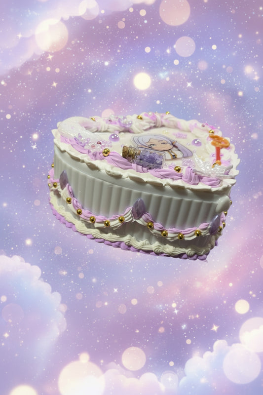 💜 Frieren Inspired Decoden Jewelry Box – Handmade & One of a Kind ✨