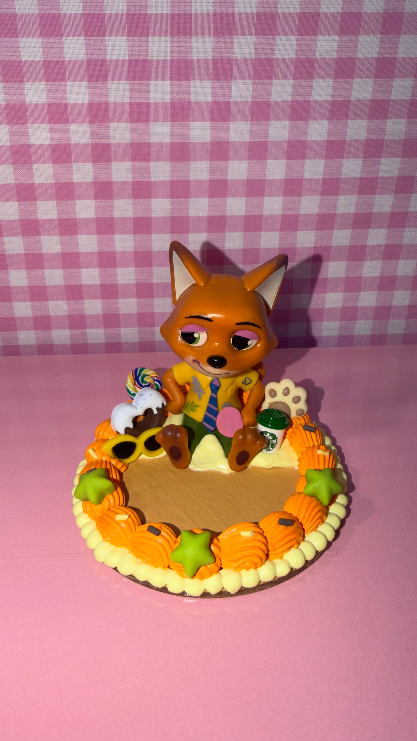 Fox Desk Job Phone Stand | Kawaii Desk Decor