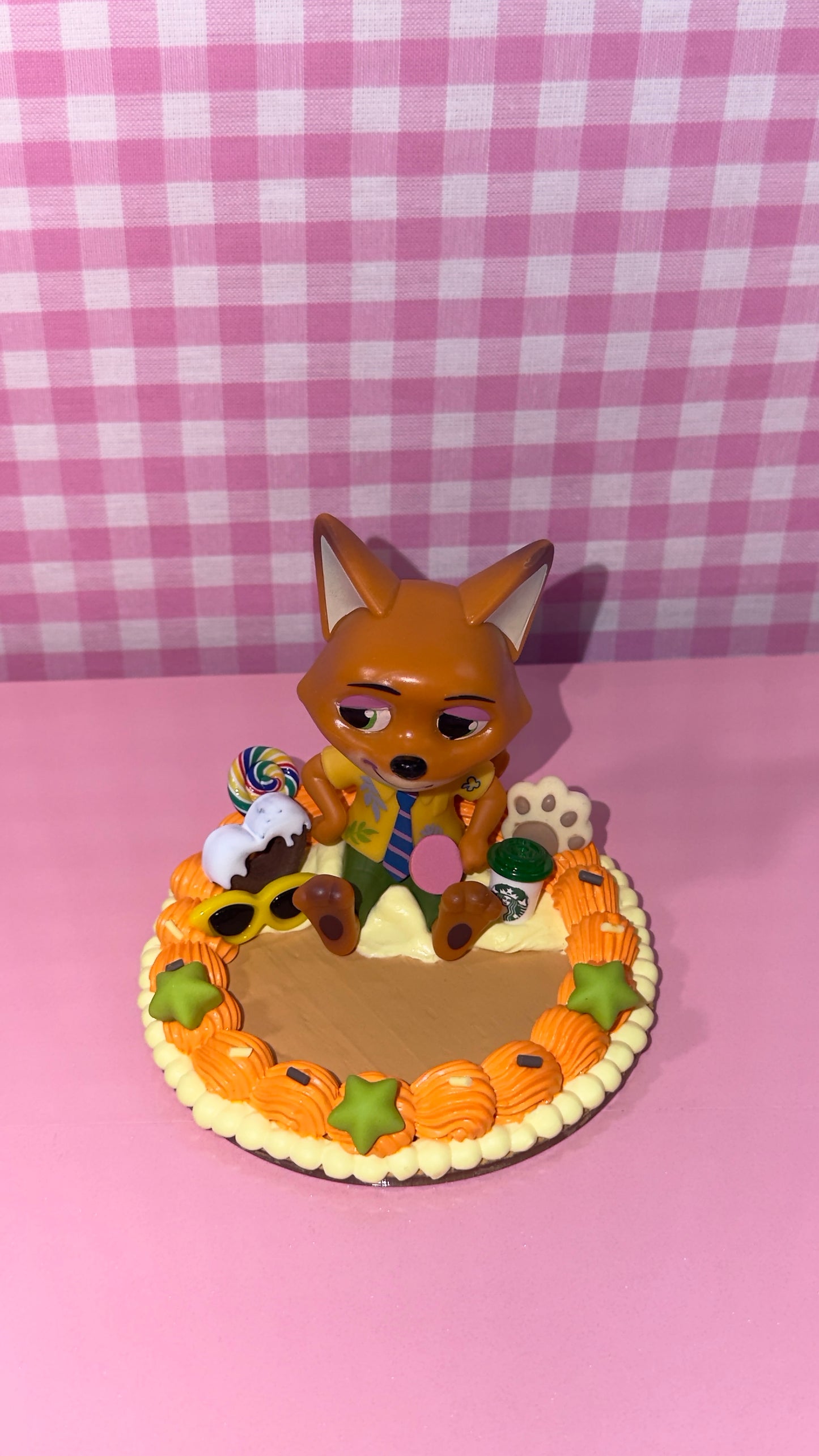 Fox Desk Job Phone Stand | Kawaii Desk Decor