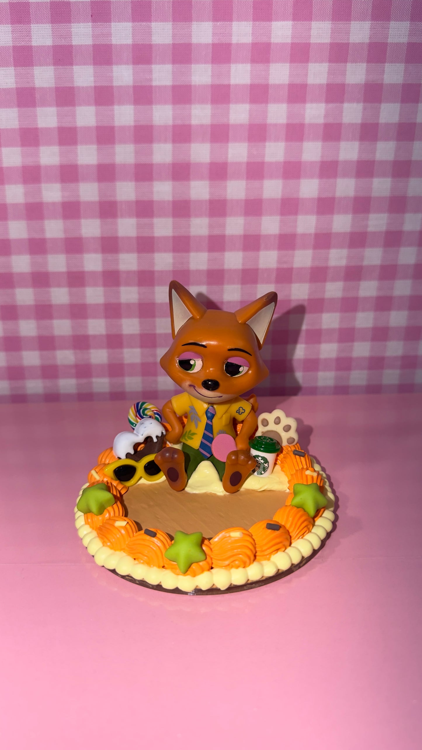 Fox Desk Job Phone Stand | Kawaii Desk Decor