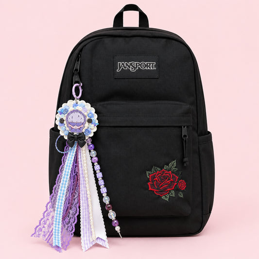 Gojo Decoden Rosette Keychain | JJK Inspired Bag Charm