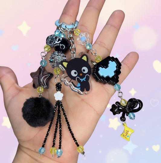 Chococat Blue Edition Bag Charm- San San Family