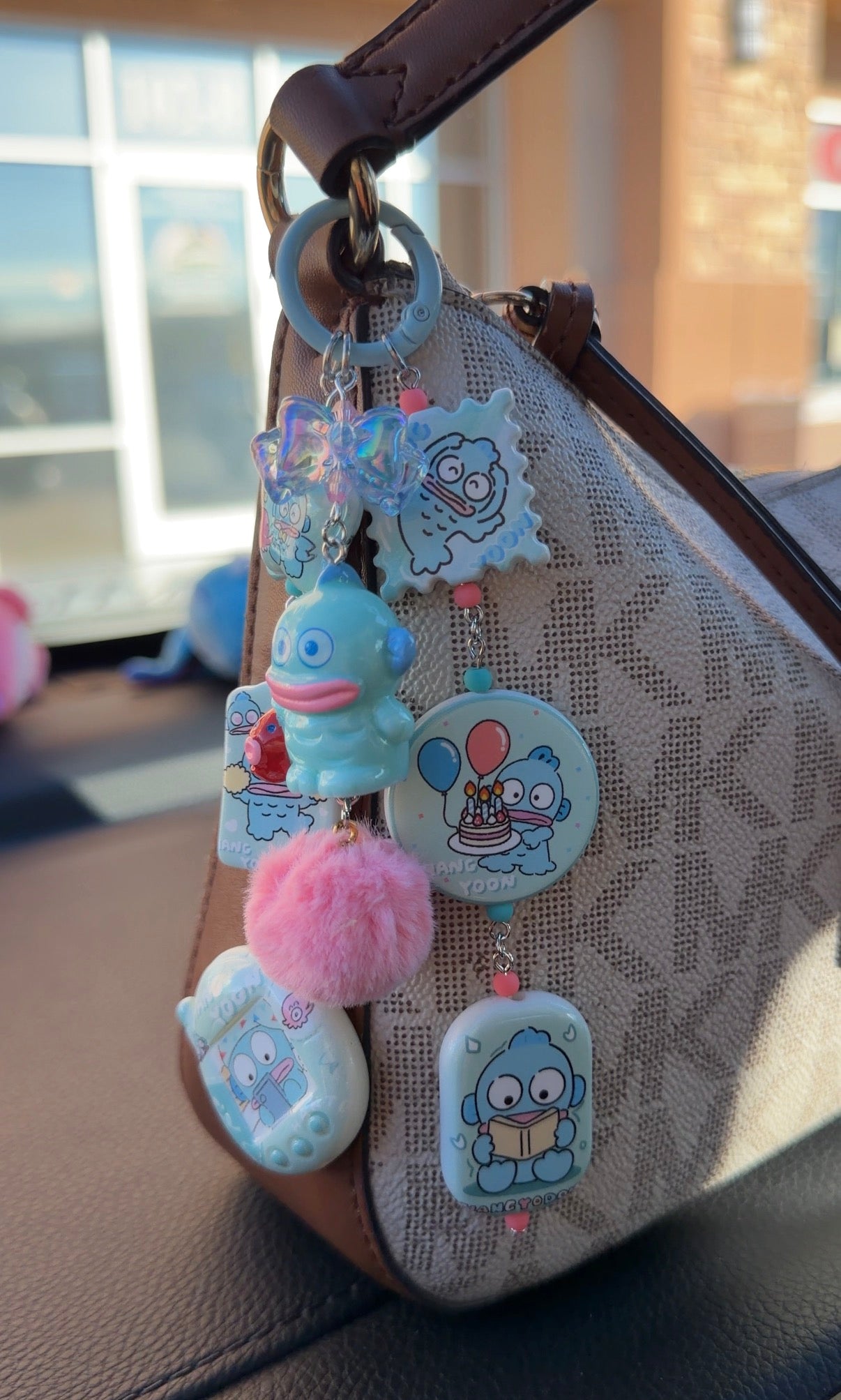 Hangyodon Inspired Layered Bag Charm / Keychain