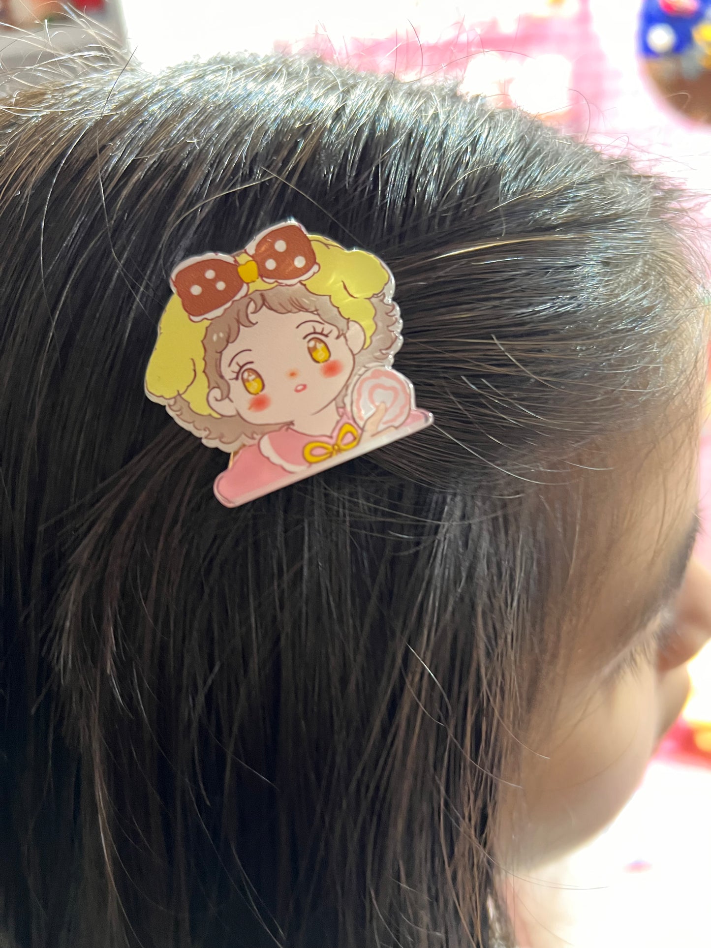 🍓 Berry Kawaii Character Hair Clips | Matching Pair
