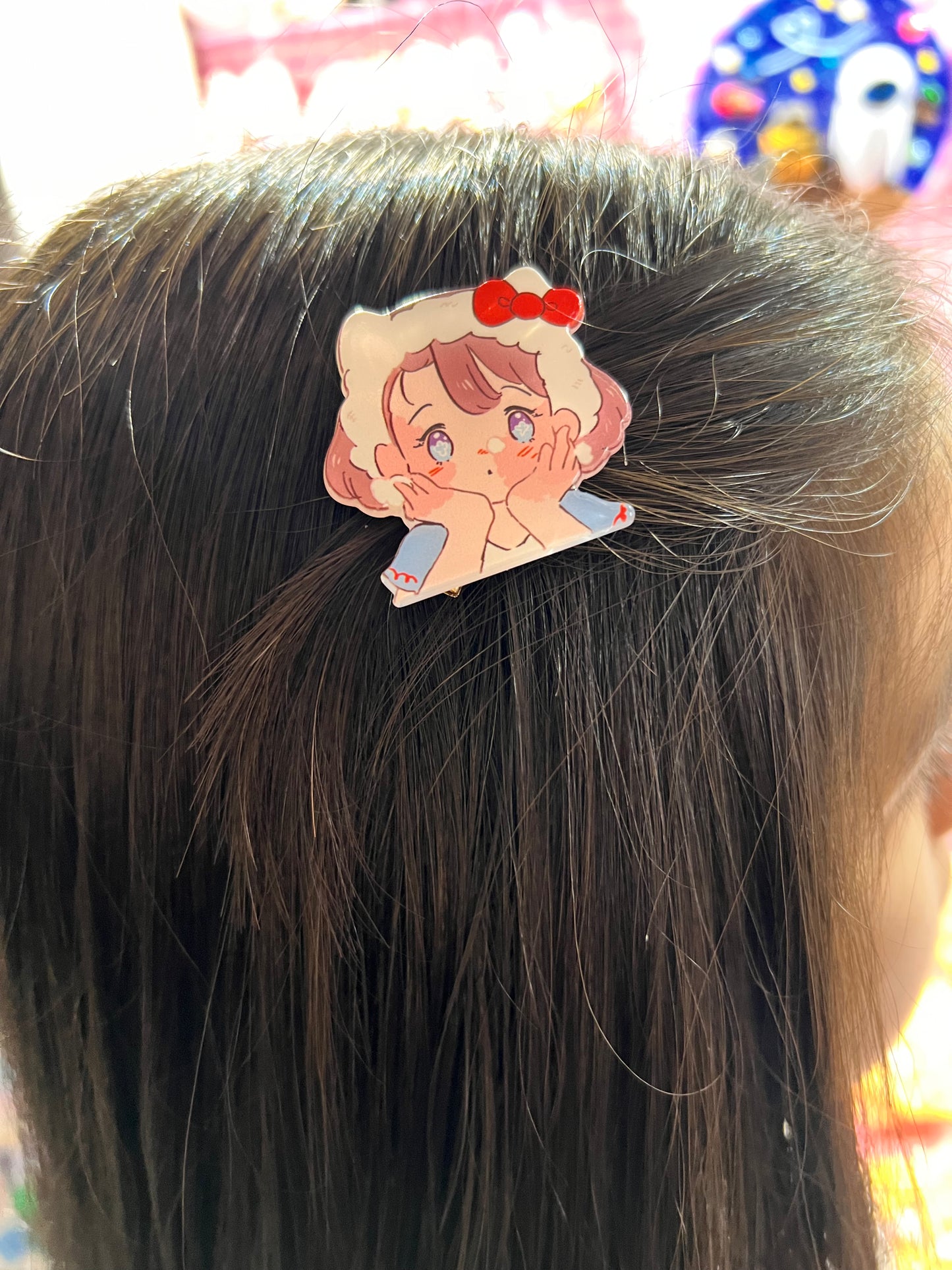 🍓 Berry Kawaii Character Hair Clips | Matching Pair