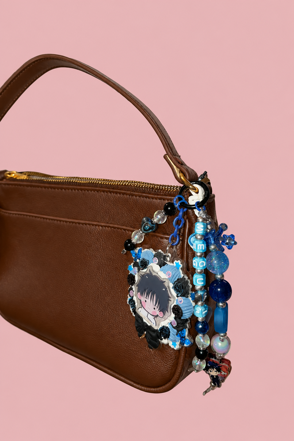 Megumi Decoden Rosette Keychain | JJK Inspired Bag Charm