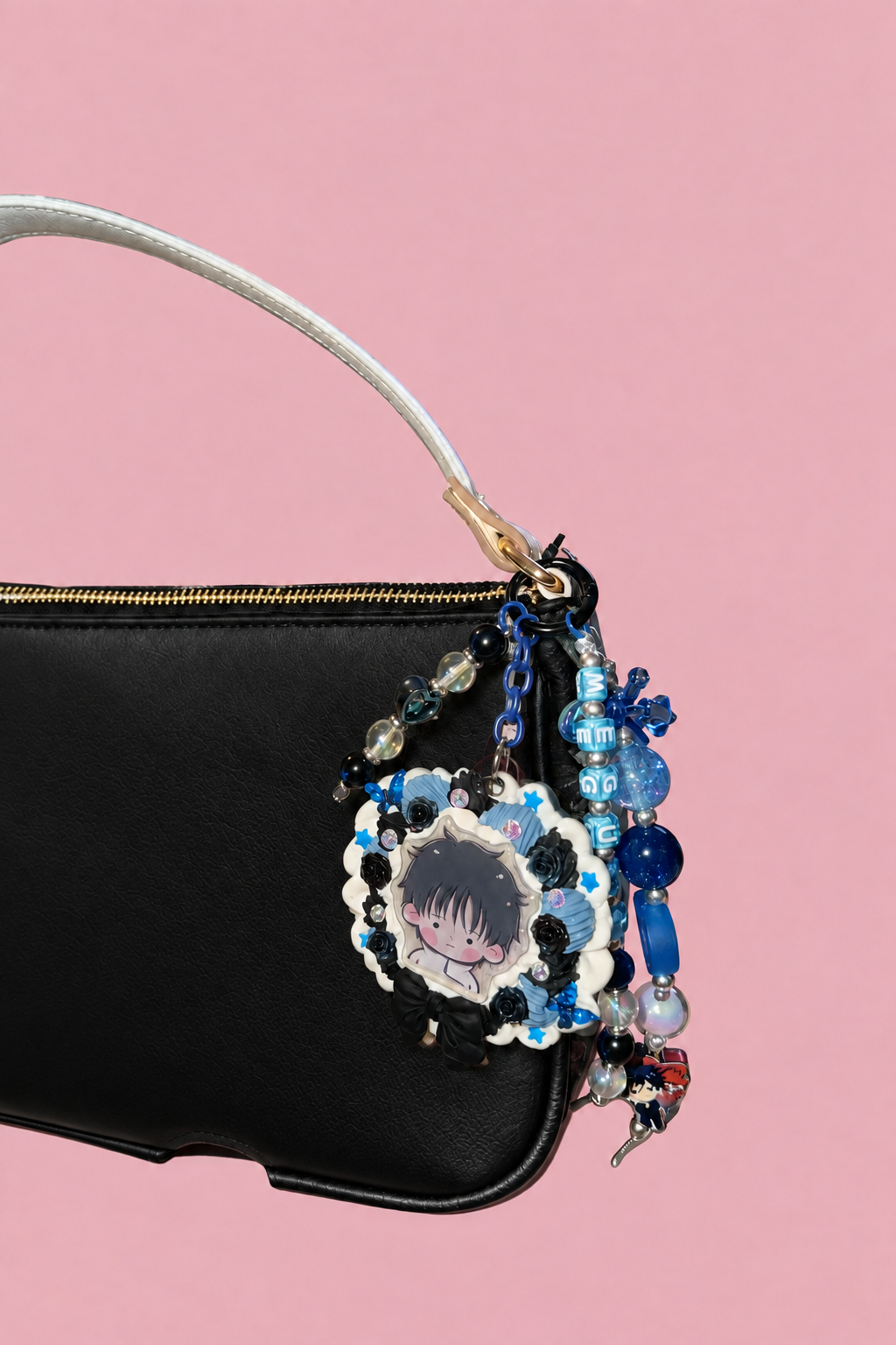 Megumi Decoden Rosette Keychain | JJK Inspired Bag Charm