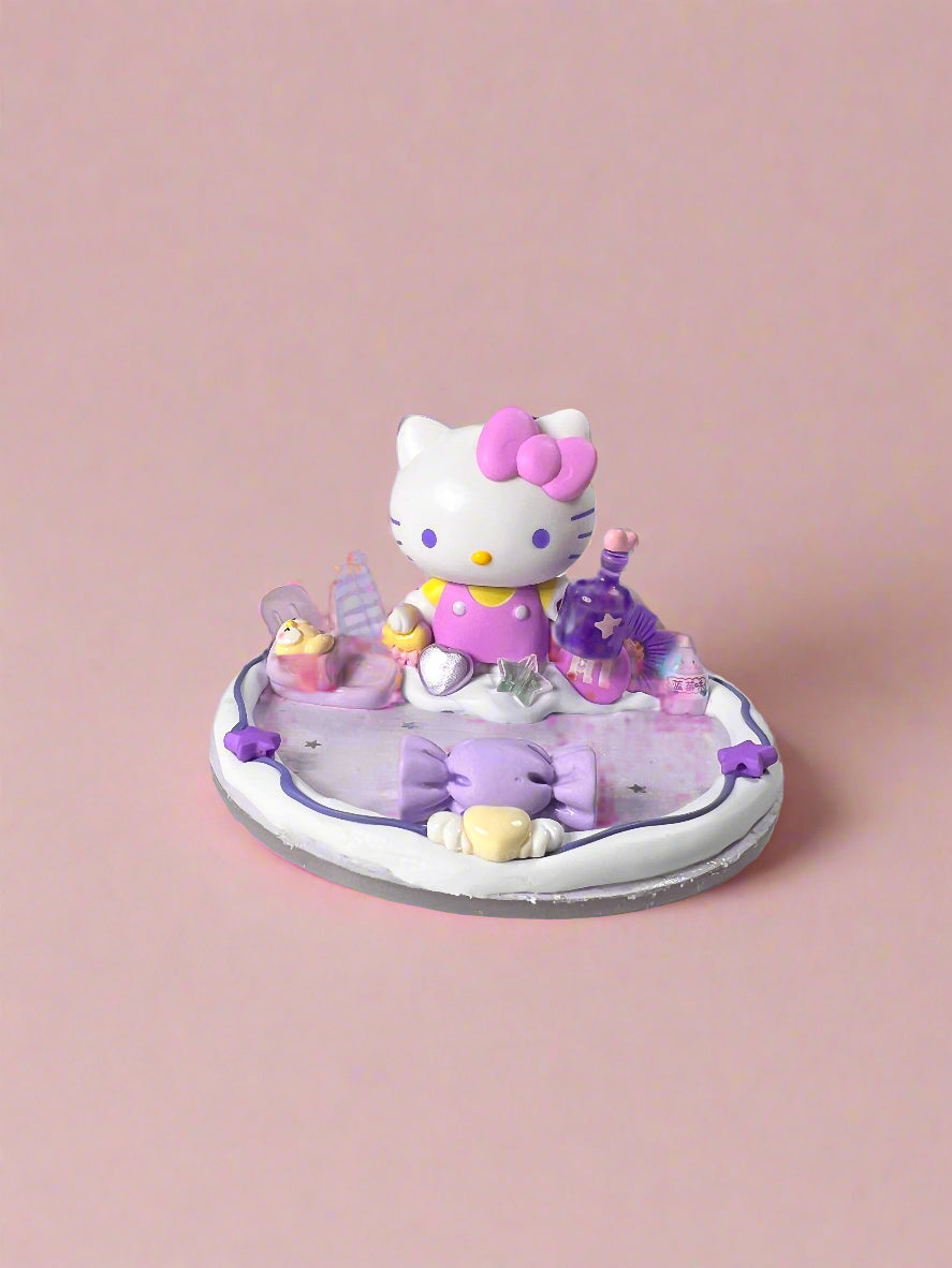 Purple Hello Kitty Phone Stand