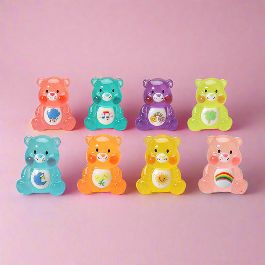 Luminous Carebears - Available as a Set or Single Figure