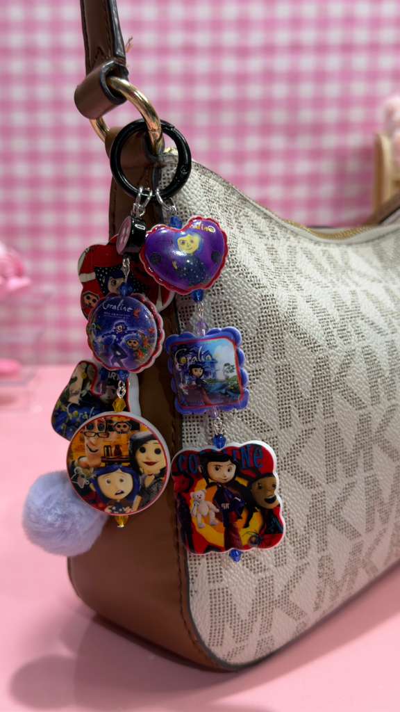 Coraline Bag Charm Keychain